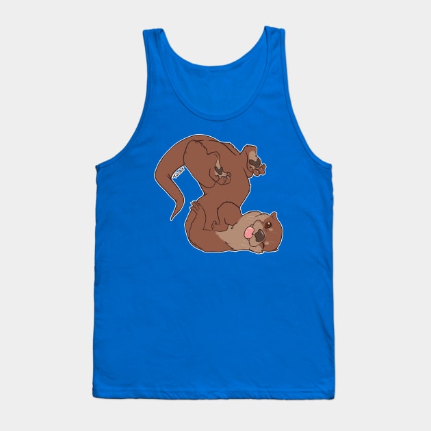 River Otter Tank Top by TaksArt